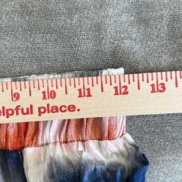 Patriotic tie dyed elastic waist harem pants sz small‎ NWT - Picture 11 of 13